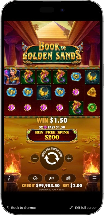 Book of Golden Sands App